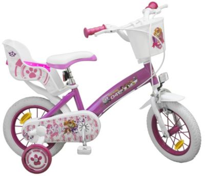 Kinderfahrrad 20 Zoll Mädchen Fahrrad Pink Rad Kinder Bike mit Korb Stützräder 