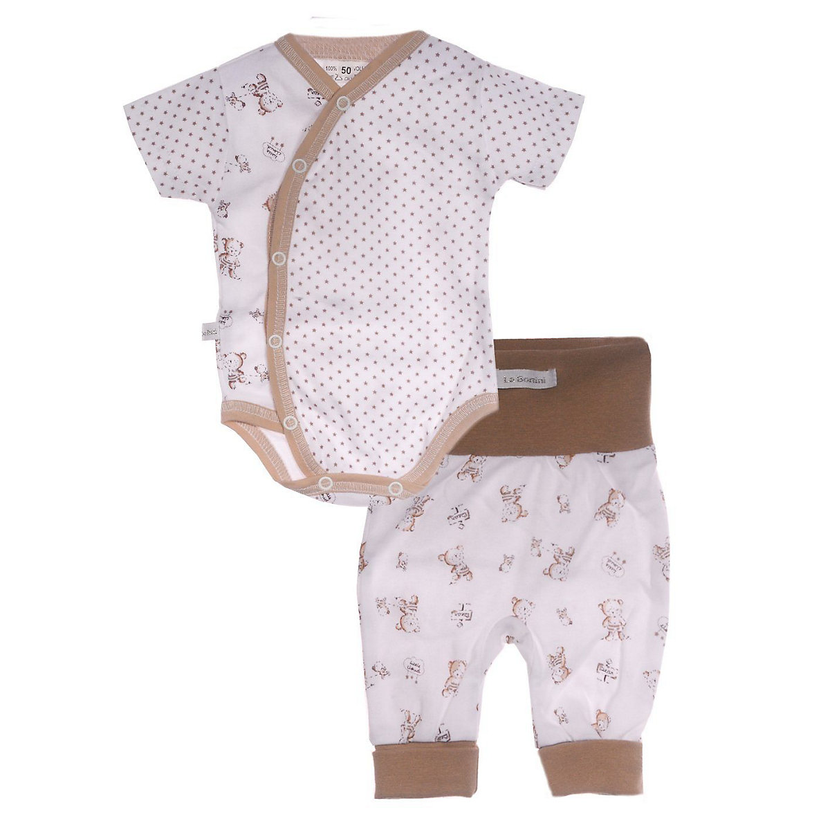 La Bortini Body und Hose 2Tlg. Baby Anzug Wickelbodys für Kinder