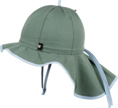 Sonnenhut Schirmmütze Grau Kinderhut UV Schutz Mütze Fischerhut für Kinder Baby Junge Sommer Frühling 