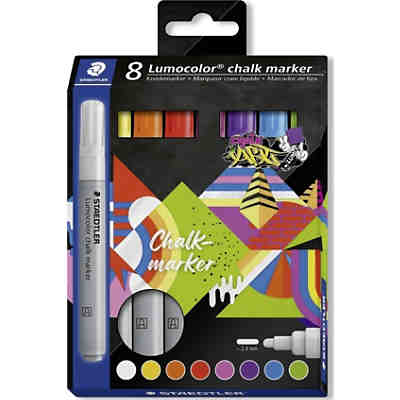 Lumocolor® Kreidemarker, 2,4 mm, 8 Farben