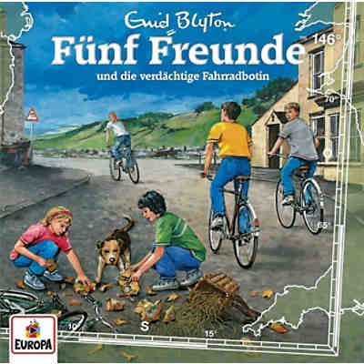 CD Fünf Freunde 146 - und die verdächtige Fahrradbotin
