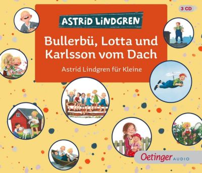 Image of CD Bullerbü, Lotta und Karlsson vom Dach, 3 CDs Hörbuch