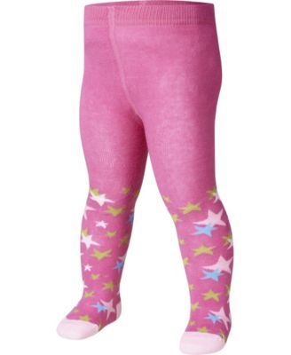 Playshoes Strumpfhose Sterne Doppelpack Krabbelstrumpfhosen für Mädchen
