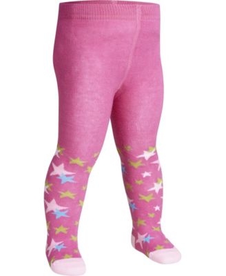 Playshoes Strumpfhose Sterne Doppelpack Krabbelstrumpfhosen für Mädchen