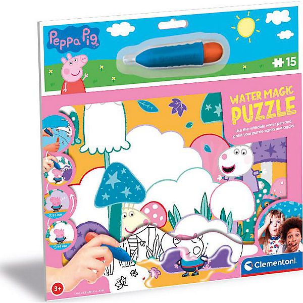 Puzzle 15 Teile, Water Magic Puzzle - Peppa Pig