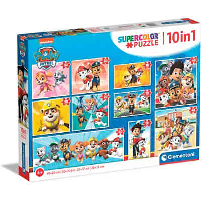 Puzzle 10 in 1 Supercolor - PAW Patrol