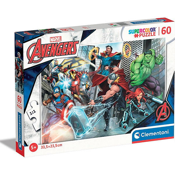 Puzzle 60 Teile, Supercolor - Marvel Avengers