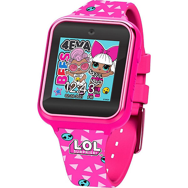 Kinder Smart Watch L.O.L. Surprise! (pink) Kinderuhr mit Selfie-Kamera Foto & Video, coolen Spielen, Fitness Tracker uvm. (LOL4264)