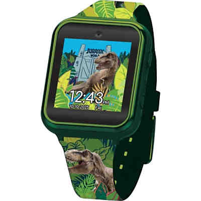 Kinder Smart Watch Jurassic World (grün) Kinderuhr mit Selfie-Kamera Foto & Video, coolen Spielen, Fitness Tracker uvm. (JRW4102)