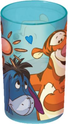 Disney,Winnie Pooh+Tigger Tasche;Trinkflasche,Transparent,Kunststoff,Mehrfarbig 