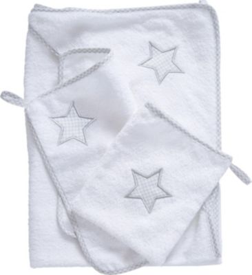 Roba 3er Waschset mit Handtuch und Waschlappen Little Stars NEU 