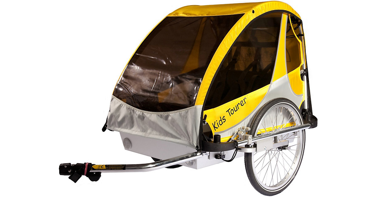 Kid's Touring · Fahrradanhänger Kid´s Tourer L2, gelb/silber Kid's Touring · Fahrradanhänger Kid´s Tourer L2, gelb/silber