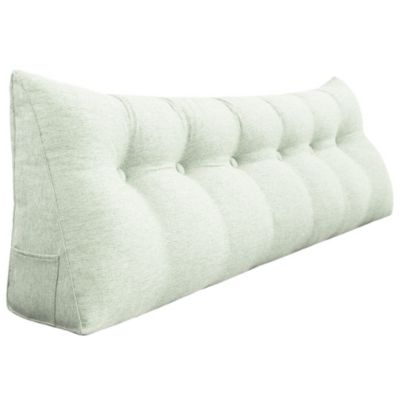 HYQW Keilkissen Fürs Bett - Dreieckige Rückenstütze Mit Tasche