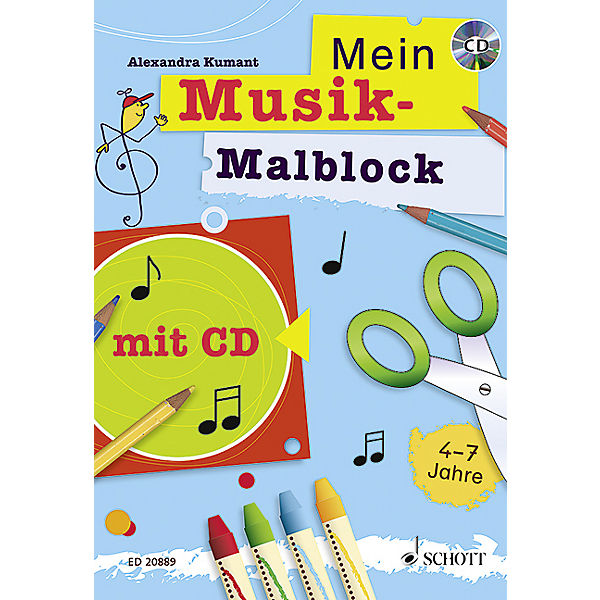 Mein Musikmalblock, m. Audio-CD