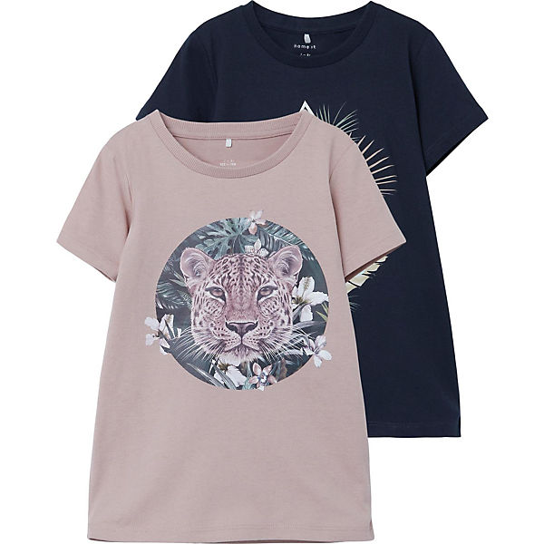 T-Shirt NKFHILEA Doppelpack für Mädchen