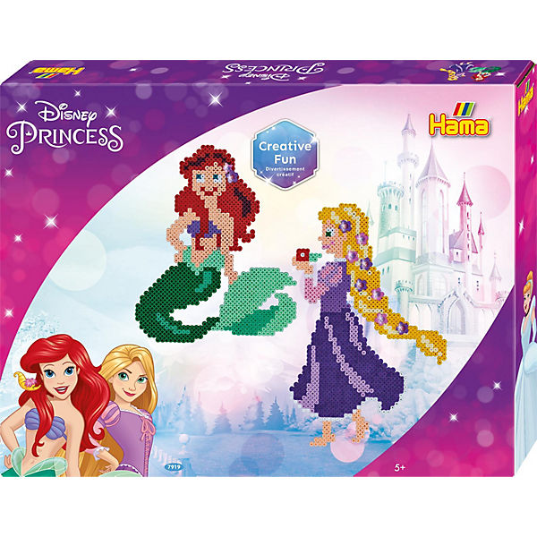 HAMA 7919 Geschenkpackung Disney Princess Frozen mit 4.000 midi-Perlen & Zubehör
