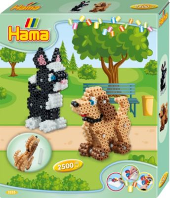 Geschenkpackung Hama Bügelperlen midi 3D Hunde 