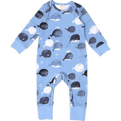Baby Schlafanzug CUTE WHALES, Organic Cotton