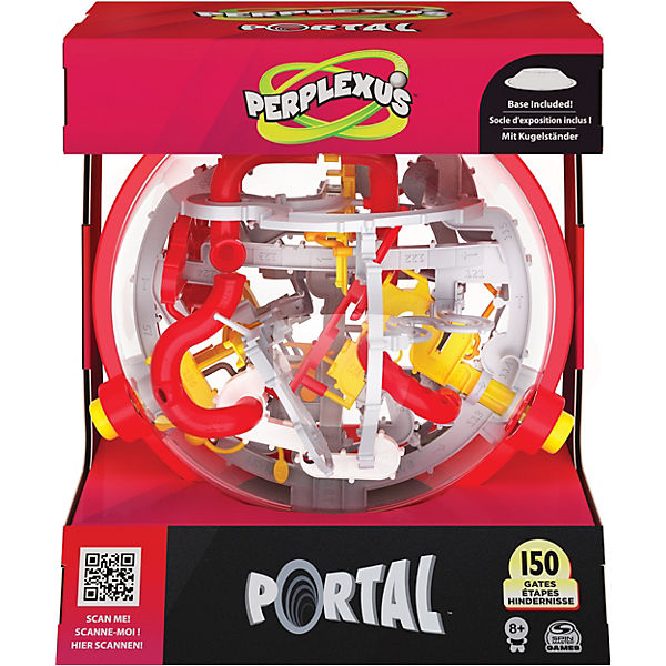 Perplexus Portal, 3D-Kugellabyrinth mit 150 Hindernissen - und 50+ trickreichen Portal-Passagen - geeignet ab 8 Jahren