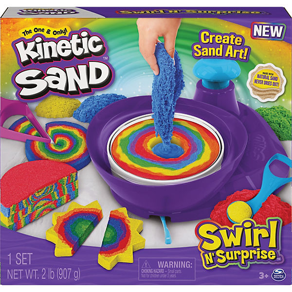 Kinetic Sand Swirl 'n Surprise Set