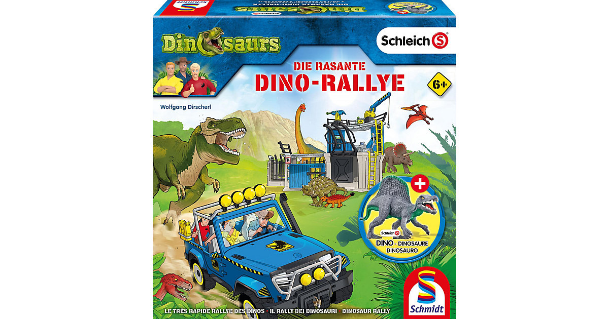 Brettspiele: Schmidt Spiele Schleich Dinosaurs Die rasante Dino-Rallye