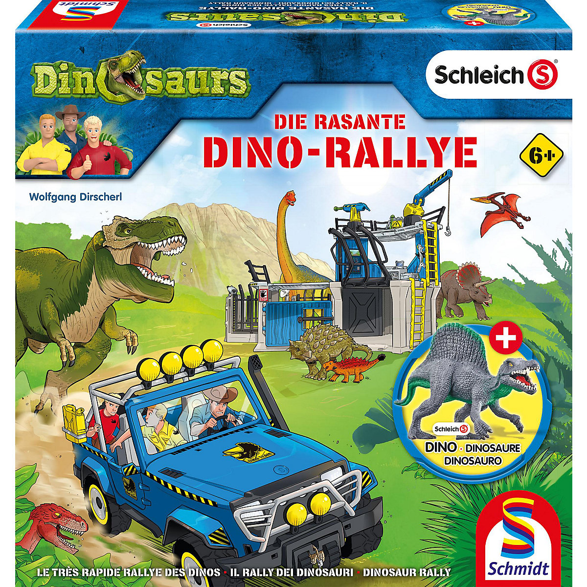 Schmidt Spiele Schleich Dinosaurs Die rasante Dino-Rallye