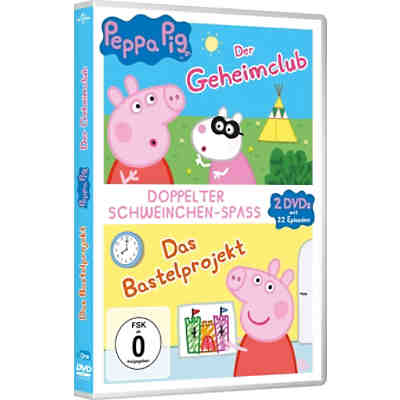 DVD Peppa Pig -  Der Geheimclub & Das Bastelprojekt