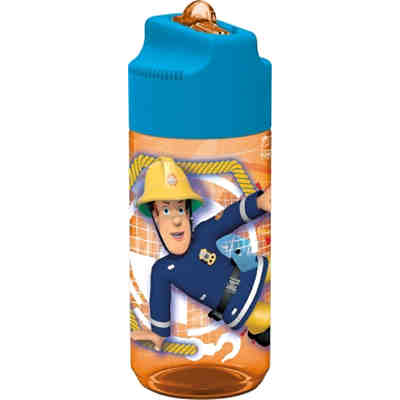 Tritan-Trinkflasche inkl. Strohhalm Feuerwehrmann Sam, 430 ml