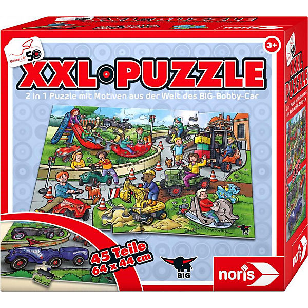 50 Jahre BIG Bobby Car 2 in 1 XXL-Puzzle, 45 Teile