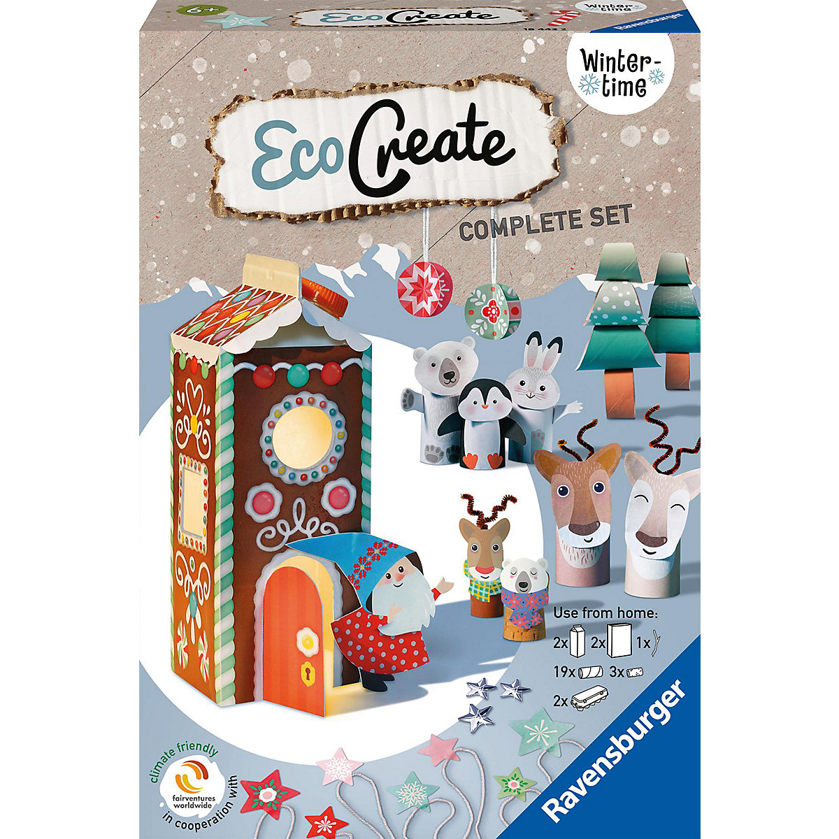 Ravensburger EcoCreate Midi Upcycling-Set Wintertime Ravensburger EcoCreate Midi Upcycling-Set Wintertime