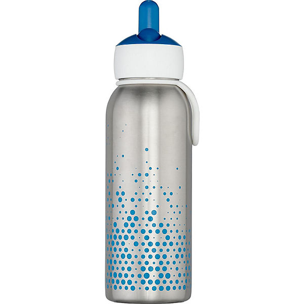 Edelstahl-Wasserflasche Pop-up Campus blau, 500 ml