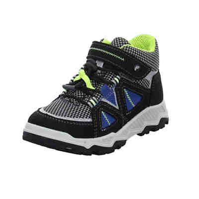 Jungen Stiefel Schuhe Hike Boots Kinderschuhe Leder-/Textilkombination uni Outdoorschuhe