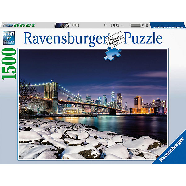Puzzle 17107 Winter in New York 1500 Teile Puzzle