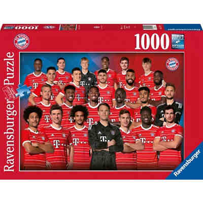 Puzzle 17127 - FC Bayern Saison 2022/2023 - 1000 Teile FC Bayern München Puzzle
