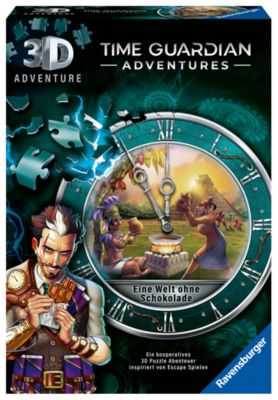 Image of 3D Adventure 11540 TIME GUARDIANS - Episode 2 - Escape Room Spiel, 1 bis 4 Spieler - Kooperatives 3D Puzzle Abenteuer, 216 Kunststoff-Puzzleteile Kinder