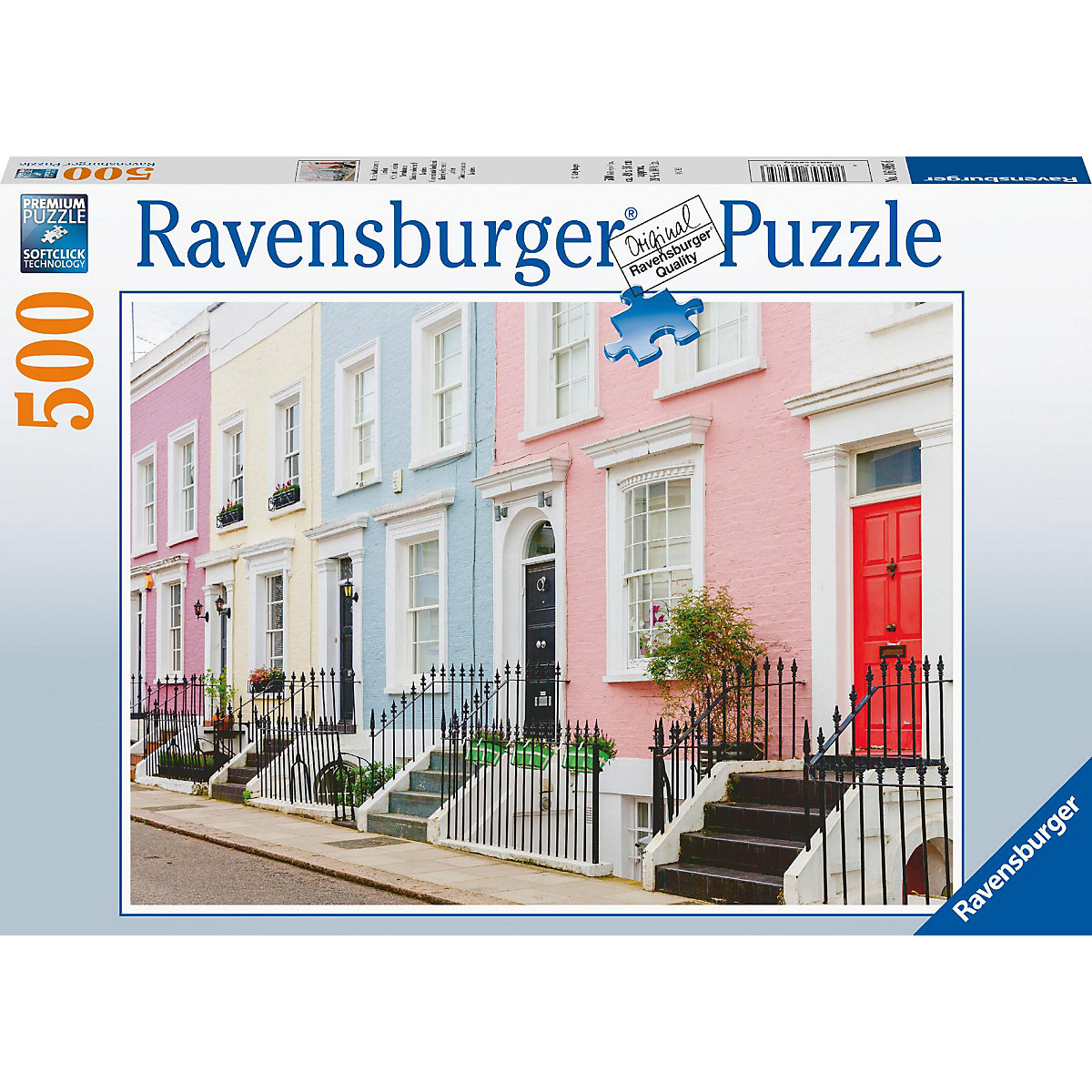 Ravensburger Puzzle 16985 Bunte Stadthäuser in London 500 Teile Puzzle GU9936