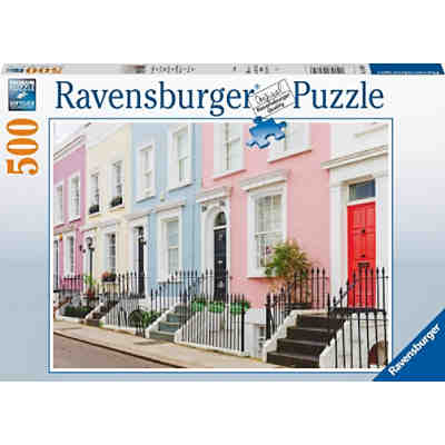 Puzzle 16985 Bunte Stadthäuser in London 500 Teile Puzzle