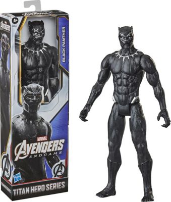 Image of Hasbro Marvel Avengers Titan Hero Series Collectible 30-cm Black Panther Action Figure