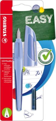 Image of Schulfüller EASYbuddy A-Feder Pastel Wolkenblau, inkl. Patrone pastellblau