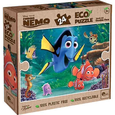 Disney Eco-Puzzle Nemo 24 Teile, Puzzlematte und Rückseite
