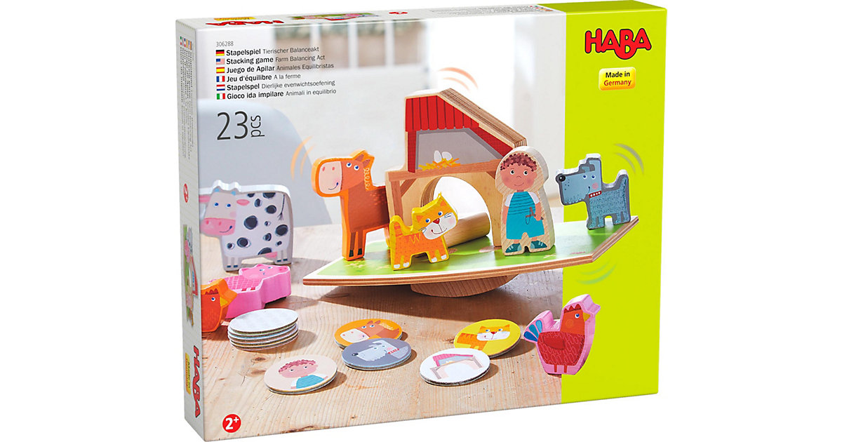 Spielzeug: HABA Stapelspiel Tierischer Balanceakt