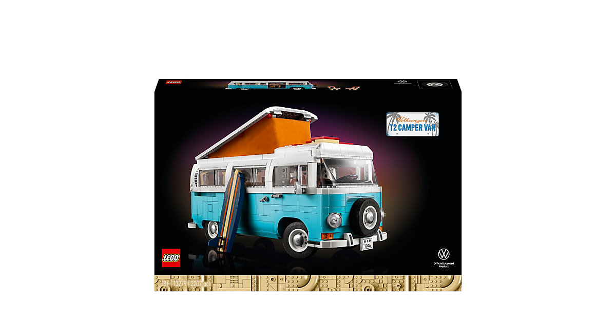 Spielzeug: Lego Icons 10279 Volkswagen T2 Campingbus bunt