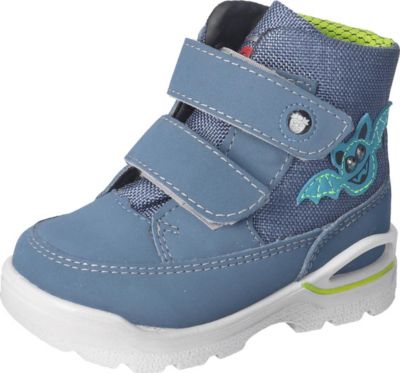 WMS RICOSTA Kinder Lauflern Schuhe DOTS von Pepino detailreich Freizeit schnürschuh schnürstiefelchen,Graphit,25 EU / 7.5 Child UK Weite: Mittel 