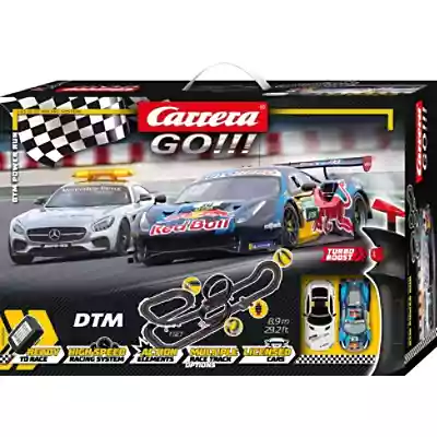 CARRERA GO!!! - DTM Power Run Autorennbahn mit Ferrari 488 GT3 Red Bull und  Mercedes-AMG GT 