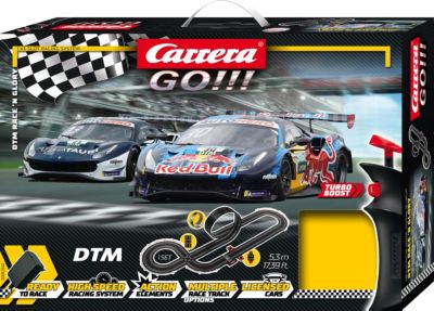 CARRERA GO!!! - DTM Race 'n Glory Autorennbahn mit Ferrari 488 GT3 Red Bull  und AlphaTauri, Carrera GO | myToys