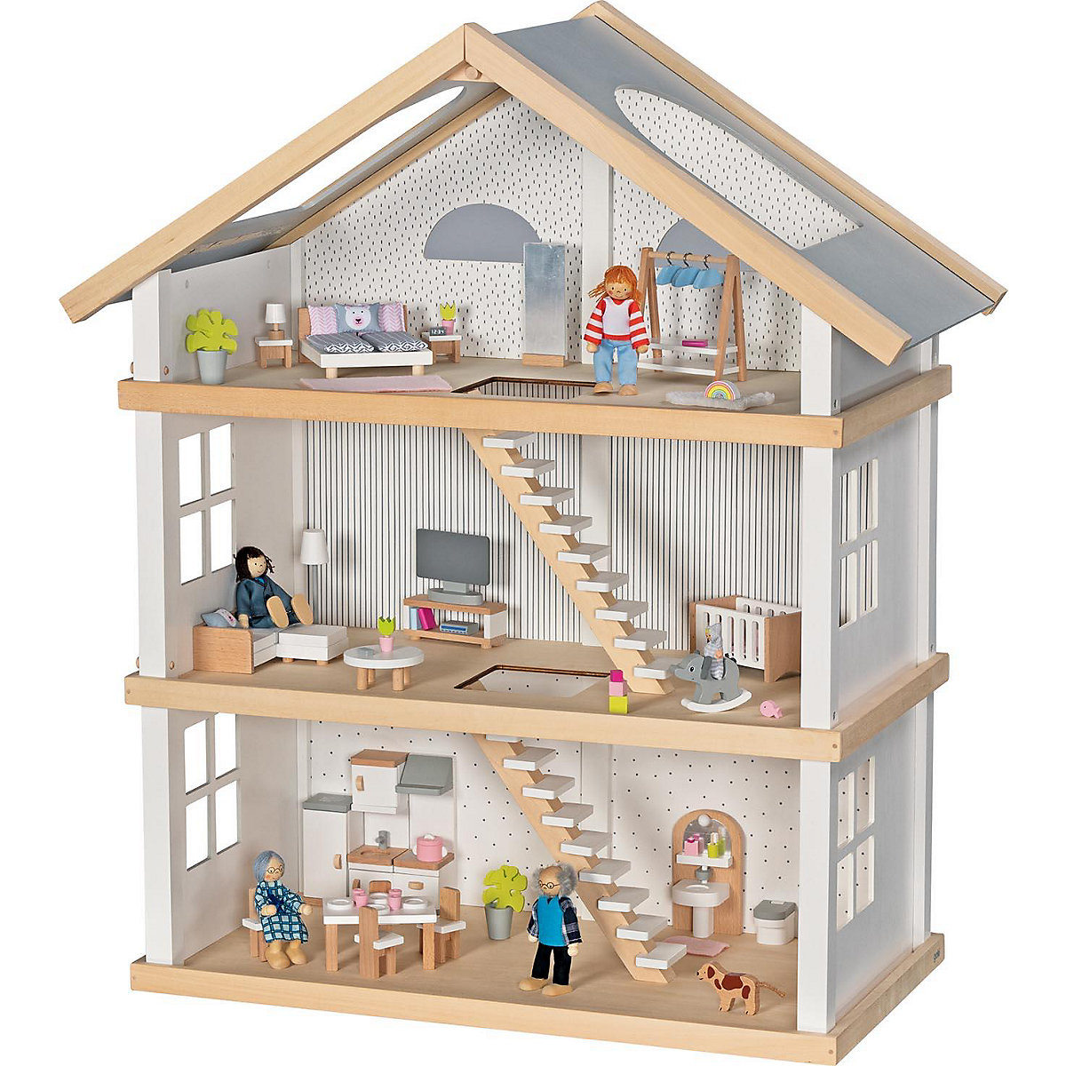 goki Puppenhaus Modern Living 3 Etagen