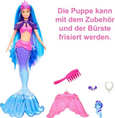 Barbie "Meerjungfrauen Power" Malibu Puppe (blaue Haare) mit Zubehör