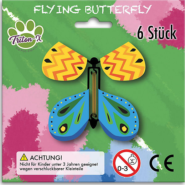 Flying Butterflies, 6 Stück