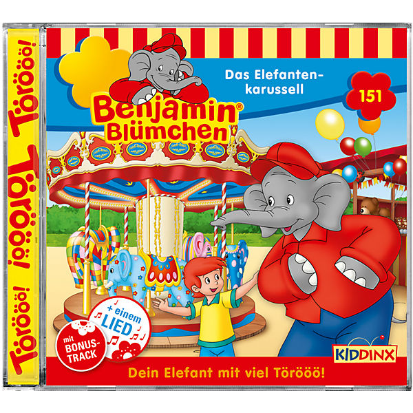 CD Benjamin Blümchen 151 - Das Elefantenkarussell
