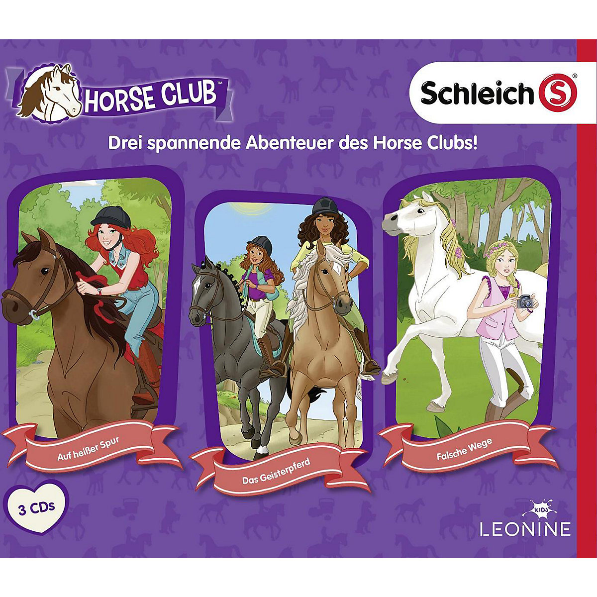 LEONINE CD-Box Schleich Horse Club 2 Hörspielbox F4-6